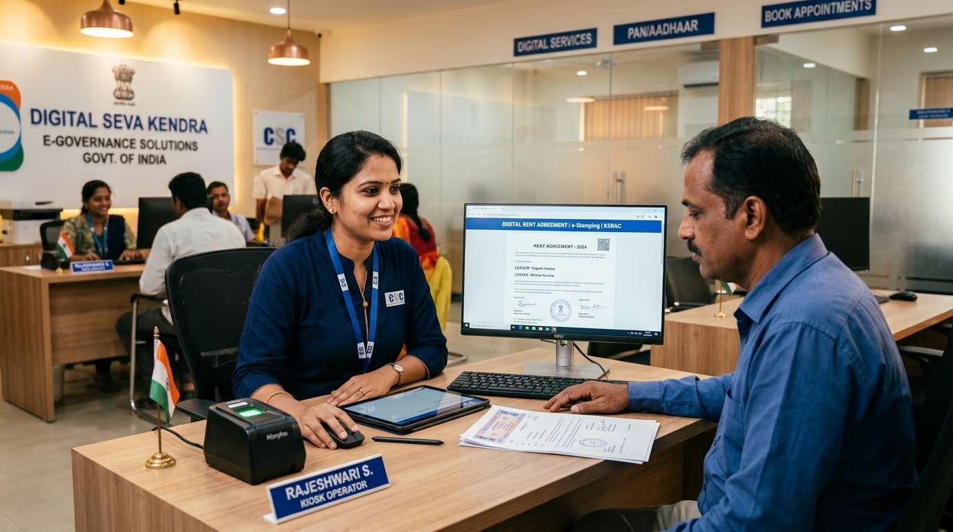 eRentKarar Kiosk Assistance